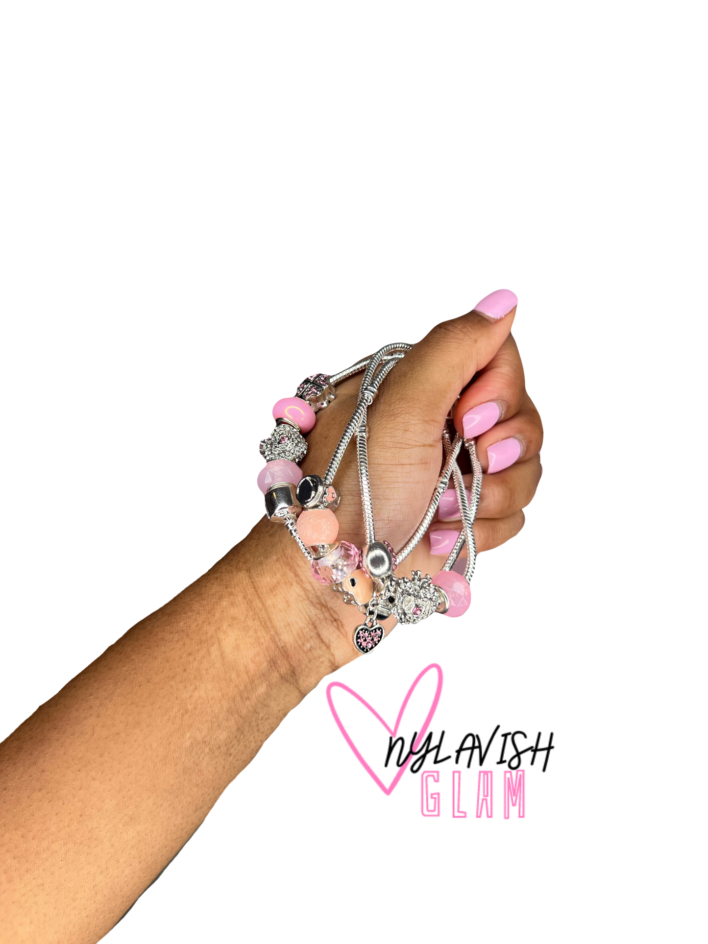 Pink Charm Bracelets