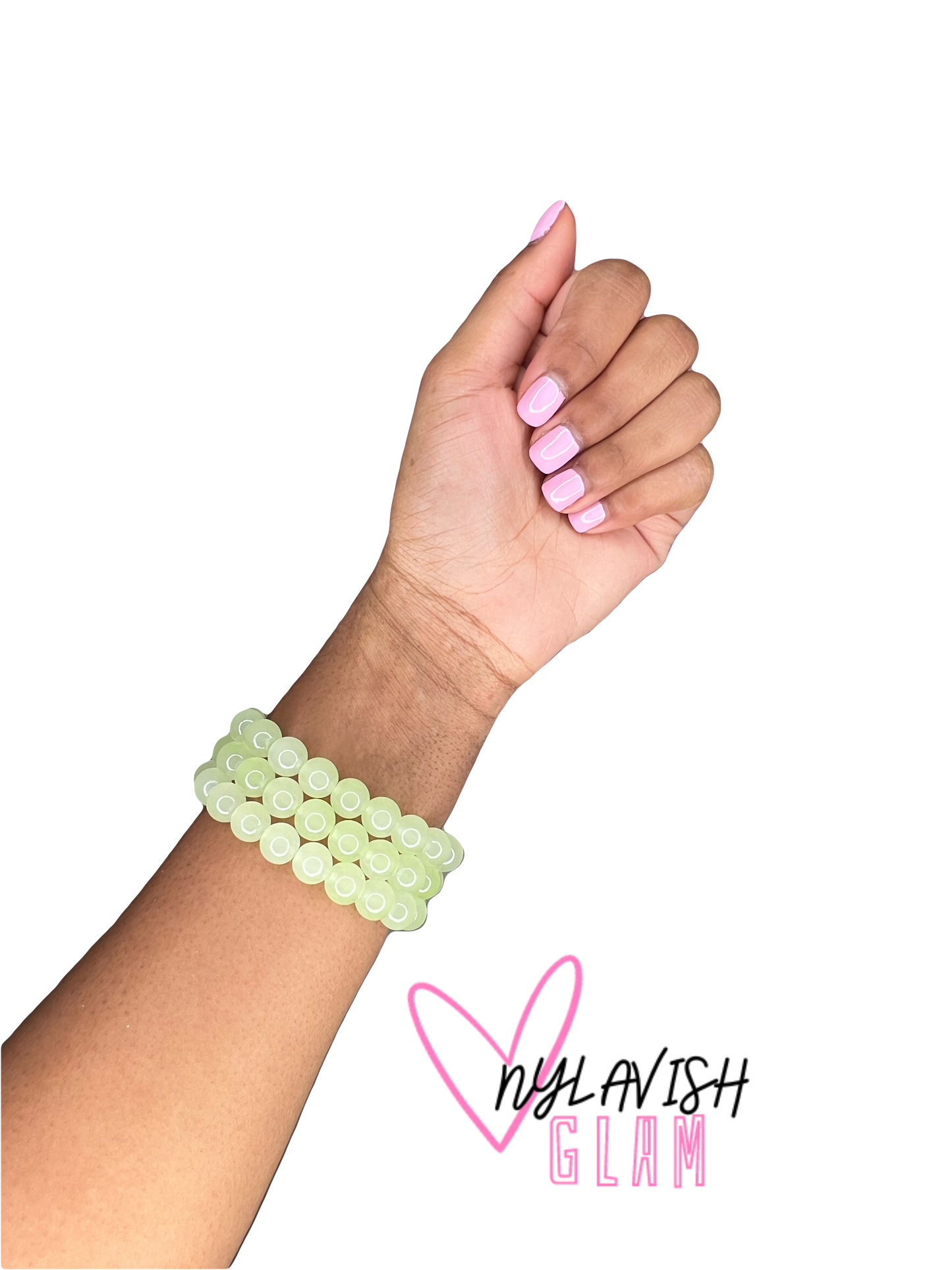 Mint Green Beaded Bracelet